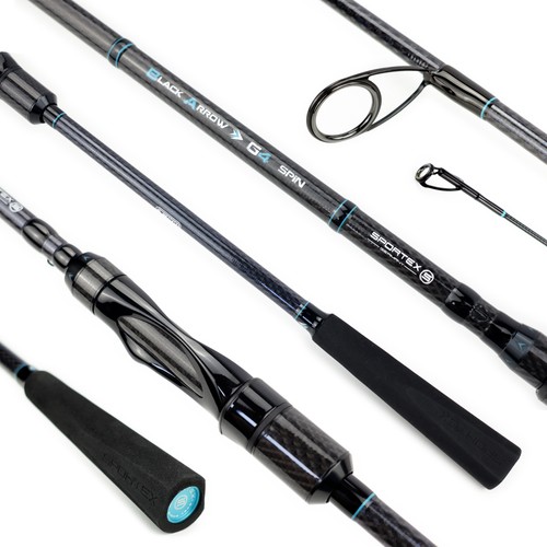 Sportex black arrow spin - black,