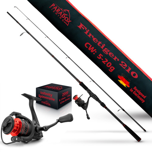 Paradox fishing spinnrute mit - spinnrute,